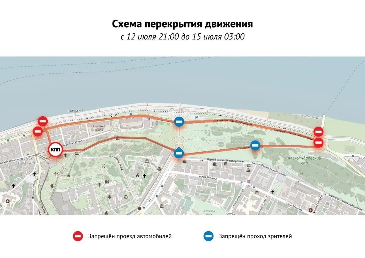 Какое движение перекрыто