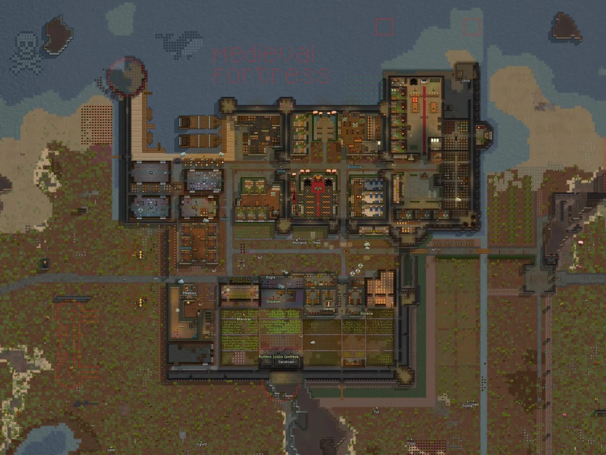Rimworld 1.4 rus. Rimworld крепость. римворлд базы в горе. rimworld база в горе. rimworld планировка базы в горе.