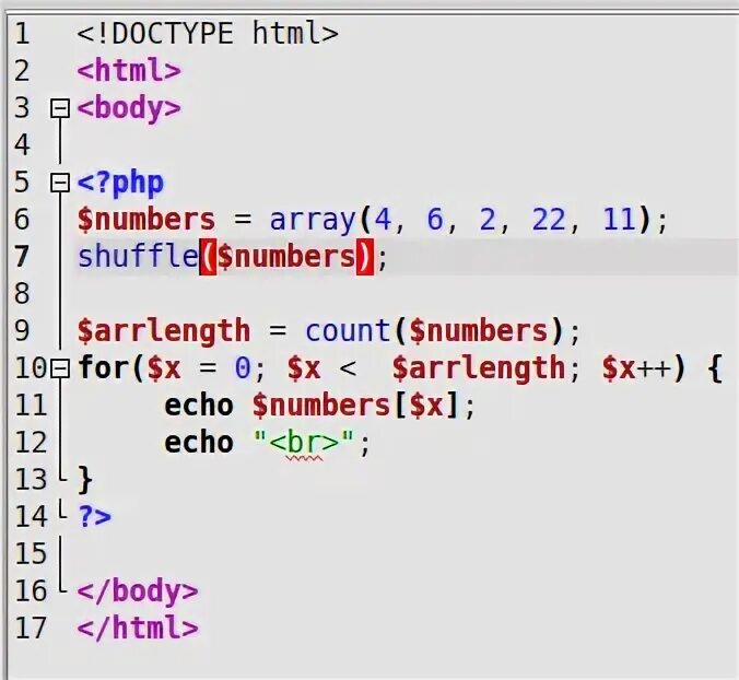 Array shuffle. Array shuffle