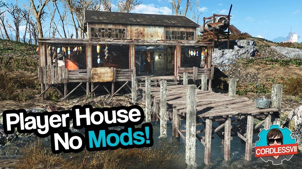 Player housing. Fallout 4 House Player. Палаточный деревня фоллаут.