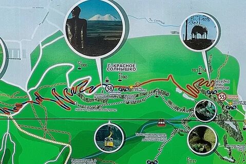 Кисловодск карта схема