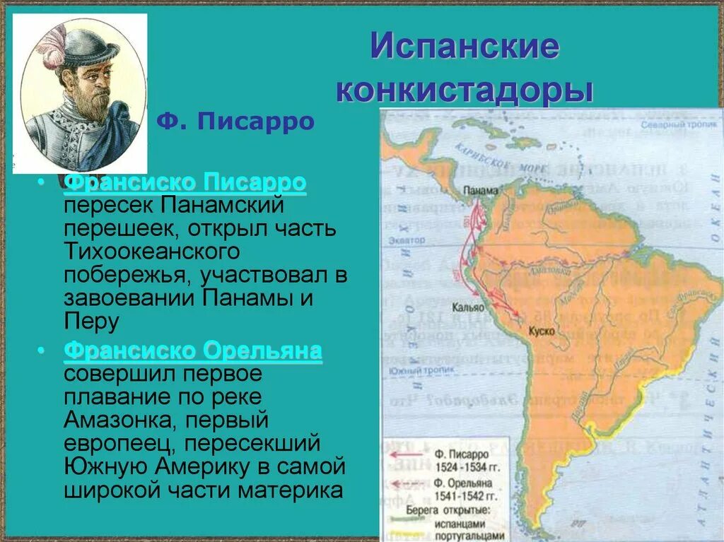 Франсиско Писарро географические открытия. Завоевание Южной Америки испанцами карта. Открытия в исследовании Южной Америки ф. Писарро. Франсиско Писарро открытия 7 класс.