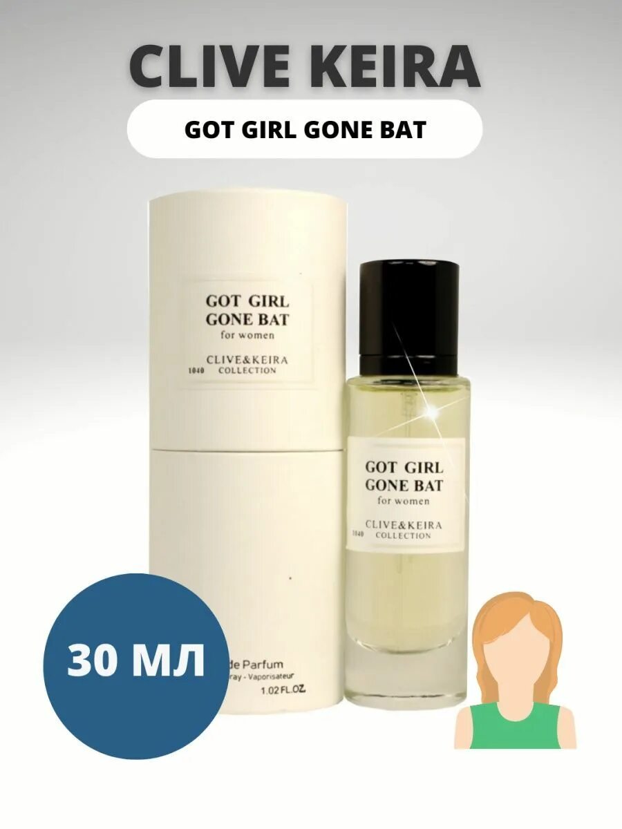 Туалетная вода `clive & keira` y got girl gone bat. ) 30 мл. Clive keira got girl. Парфюмерная вода clive&keira. Clive keira 1044.
