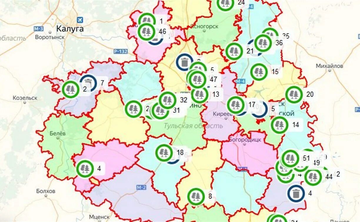 Тульская область города список. Экологическая карта Тульской области по районам. Экологическая карта Тульской области по районам подробная. Экологическая карта Тулы по районам. Экология Тульской области по районам на карте.