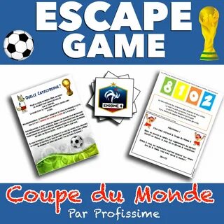 escape game coupe du monde ce2 cm1 cm2.