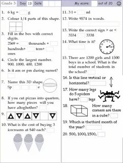Grade 3 class