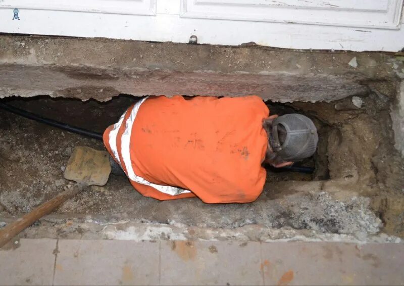 нашли и залили бетоном в свинарнике украинку