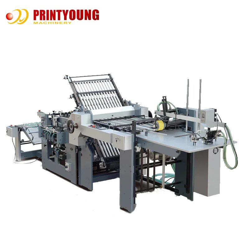 Folding machine. Folding machine фальцевальная машина. комбинированная фальцевальная машина zyh 490с 4+1. ras фальцовочная машина. zy-384 фальцовочная машина производитель.
