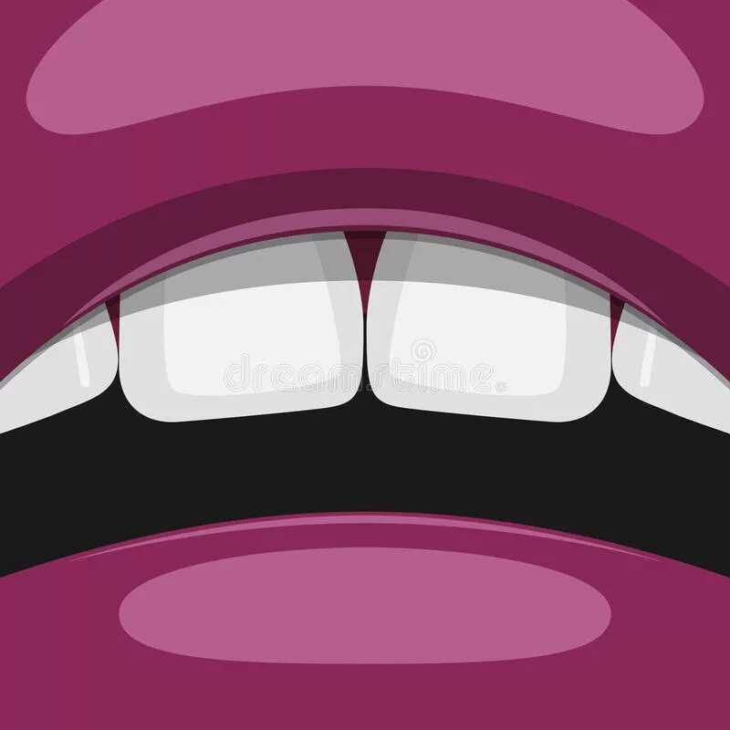 Фиолетовый рот. Рот мультяшные. фиолетовые губы с зубами вектор. сиреневый в рот.