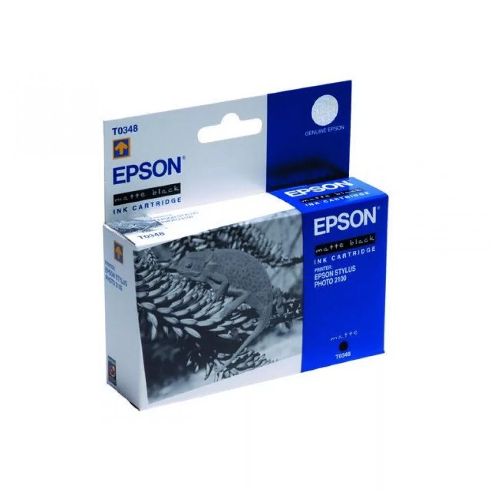 Epson 380 Ink картридж оригинал. T0348. Картридж непрозрачный. Epson t0347.