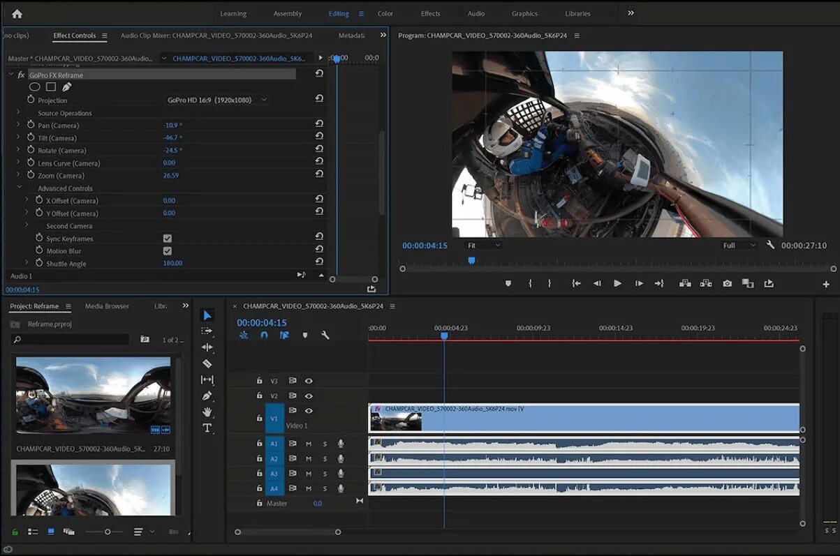 Premiere plugin. Gopro fx reframe. go pro plugin adobe premiere. reframe плагин. вид маска vr премьер про.