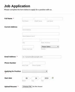 Job приложение