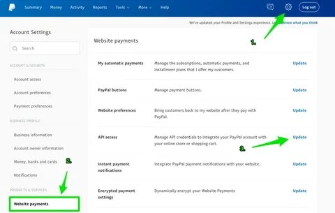 Access your account