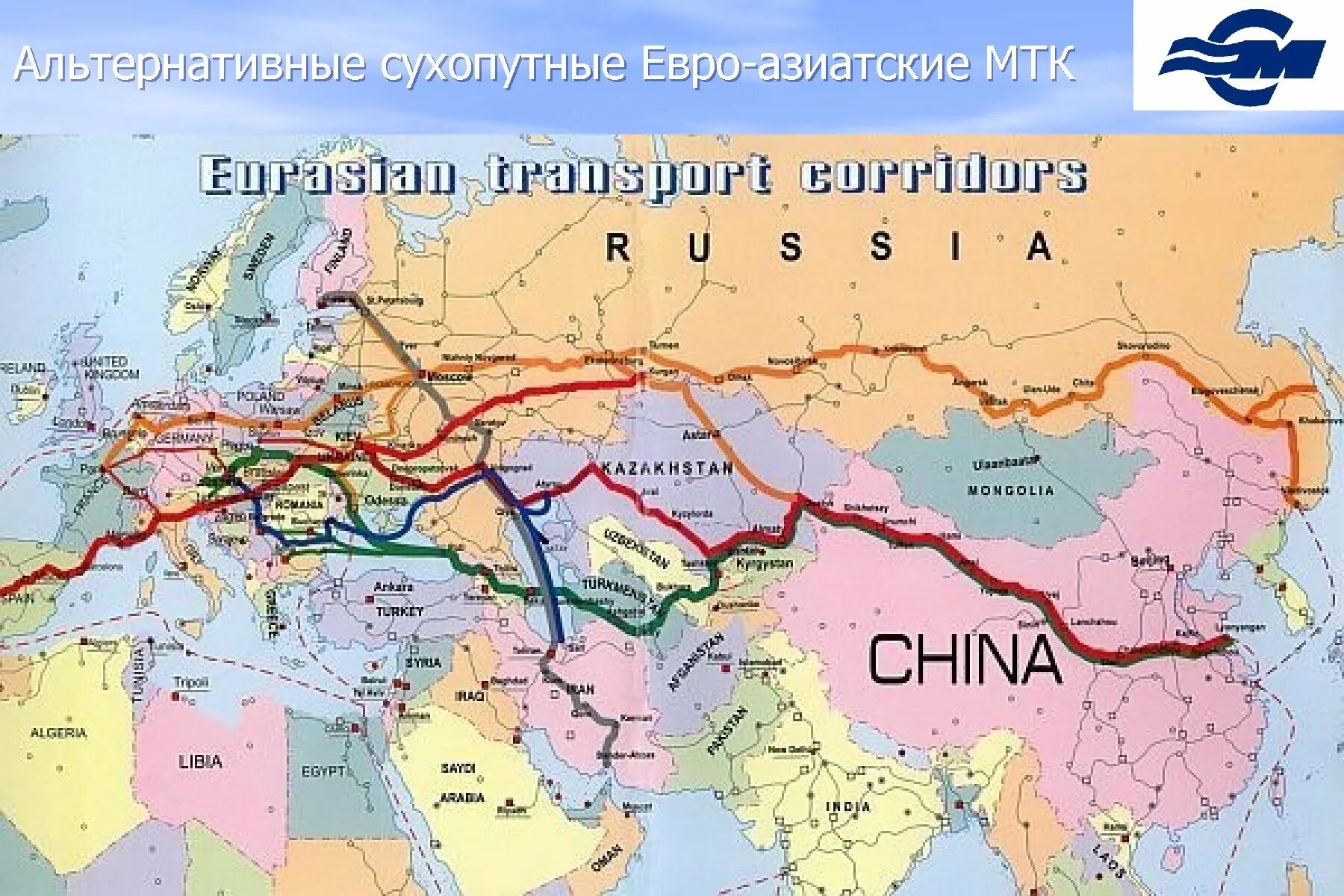 Дороги евразии. Международный транспортный коридор «Европа – Китай. Карта международных транспортных коридоров. Транспортный коридор Азия Европа. Схема международных транспортных коридоров.