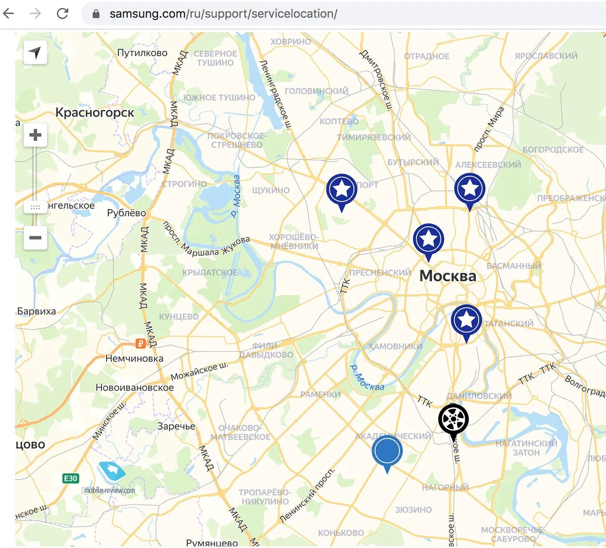 Фамилия адреса на карте москвы. Карта Москвы с магазинами. Сервисный центр Samsung в Москве адреса. Карта сервисных центров. Карта магазина.