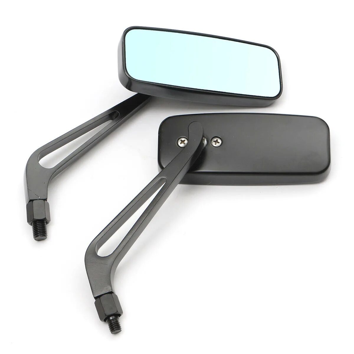 Motorcycle Rearview Mirrors Aluminum Rod 360 adjustment. Зеркала для мотоцикла универсальные.