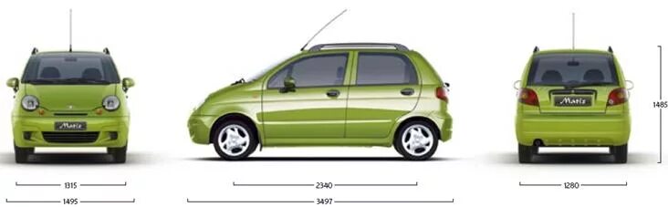 Сколько литров в матизе 0.8