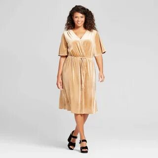 Dress Target Designer Collection 20: Isaac V-neck Wrap Velvet Mini Dress Pl...