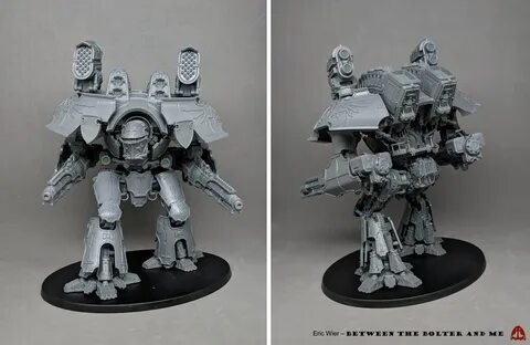 Between the Bolter and Me: Adeptus Titanicus: Warlord titan build.