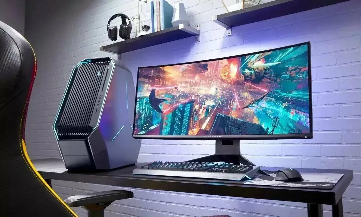 Мощный компьютер для игр. Компьютер hyperpc gaming x2. Мощный игровой пк. Alienware aurora r13 корпус. Стационарный компьютер игровой.