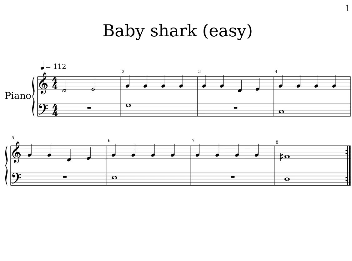 Мелодию туту. Baby Shark на фортепиано. Baby Shark Ноты для фортепиано. Бэби Шарк Ноты для фортепиано. Акуленок Ноты.