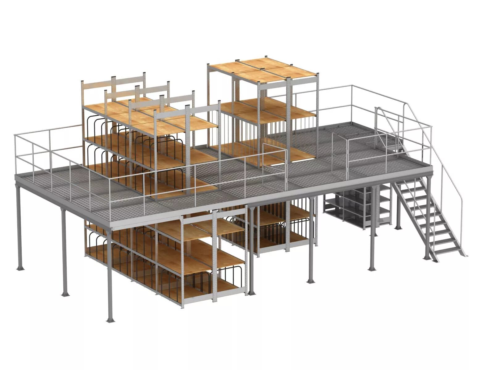 Мезонин стеллажи. Платформенный стеллажный Мезонин. Стеллажная конструкция Мезонин. Мезонинные стеллажи для склада.