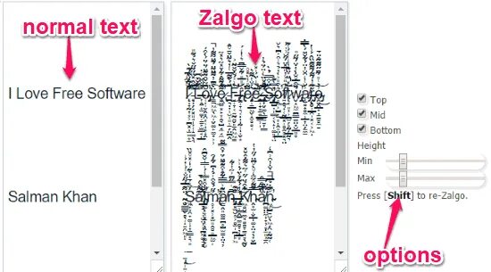 Zalgo text