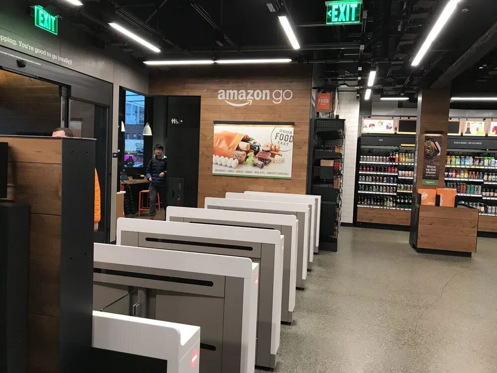 Магазин без кассиров. Amazon go. Автоматизированный магазин Амазон. Магазин без касс Amazon. Amazon go магазин без касс.