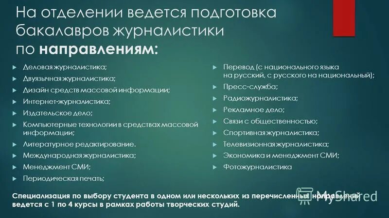 Направление подготовки журналистика. Узкие направления журналистики. Новые течения в журналистике. Тип ца журналистики. Направление подготовки журналистика.