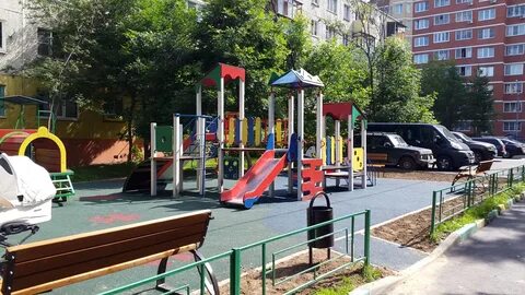 Детские площадки на территории мкд