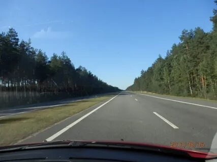 Дорога до минска на машине