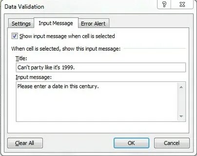 Alert error