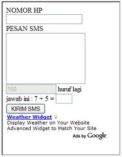 Html sms