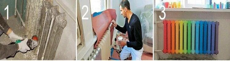 Какую краску для батареи