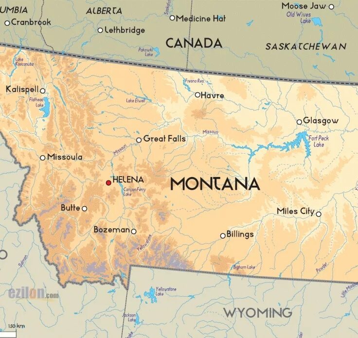 Штат Монтана штат. Штат Монтана на карте США. Карта штата Монтана с городами. Географическое положение штата Монтана. Штат монтана на карте