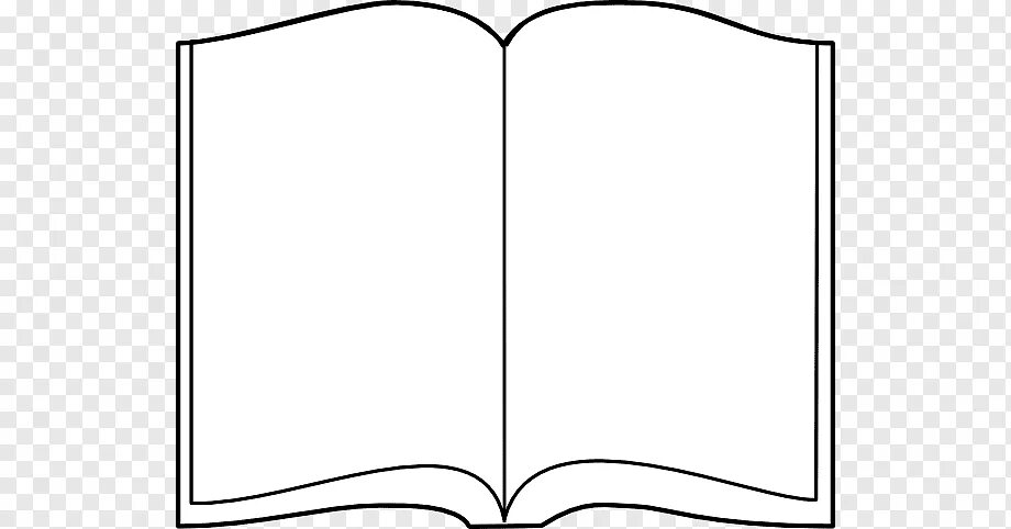 Шаблон разворота. Изображение раскрытой книги. Макет фотокниги. Шаблон книжечка. Контур книги на прозрачном фоне.