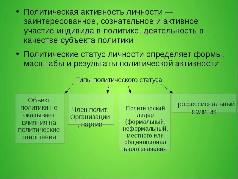 Активности личности. Формы политической активности граждан. Виды политического поведения. Политический терроризм. Формы политической активности.