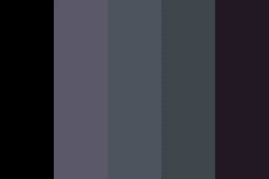 The darkest color. The darkest color