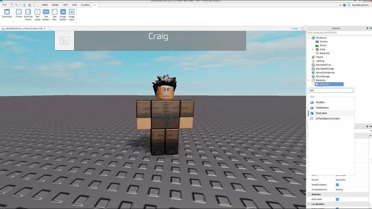 Roblox studio spawn