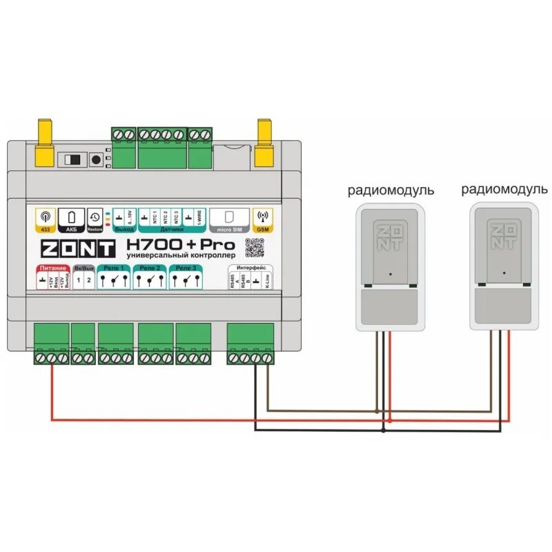 Контроллер zont h 1v 02