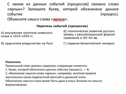 Смысл слова ярлык история
