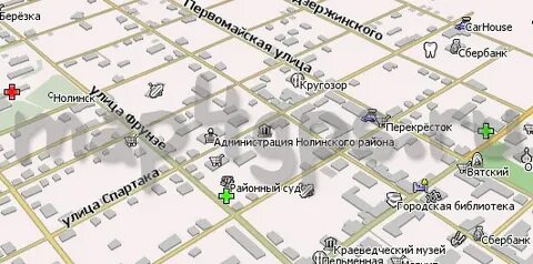 Расстояние нолинск