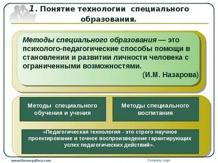 Форму обучения в специальной педагогике