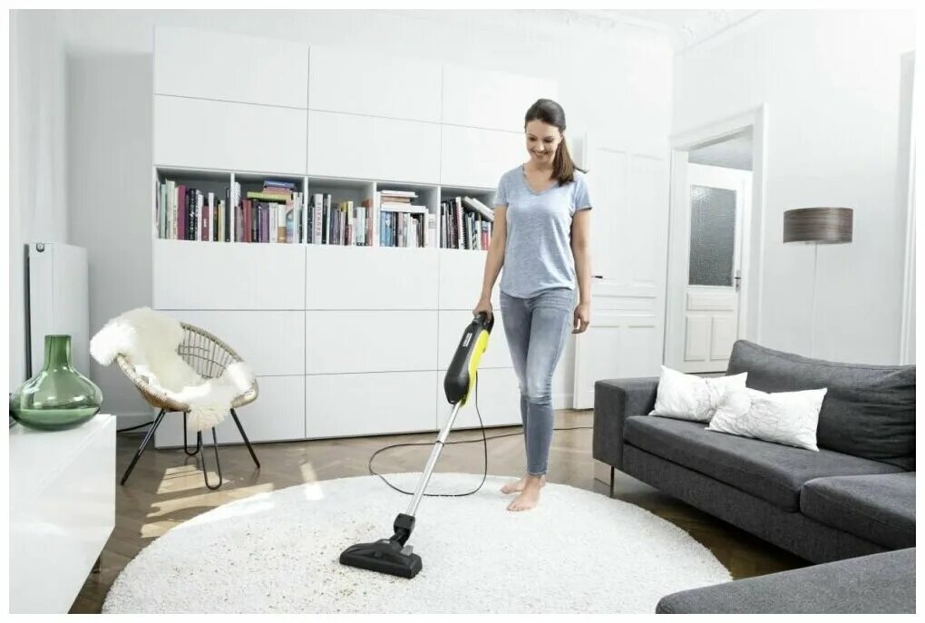 Как выбрать вертикальный моющий пылесос для дома. Пылесос karcher vc 5. karcher vc 5 premium. пылесос karcher vc 5 premium. вертикальный пылесос karcher vc 5 (500 вт, радиус действия 8.5 м, 3.8 кг.) рц..