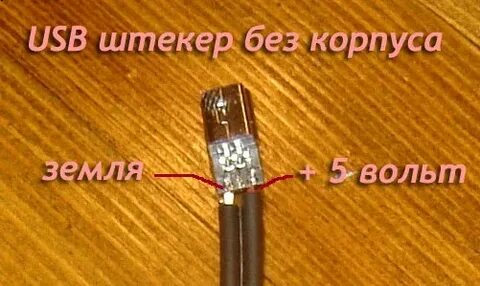 Зарядка где плюс