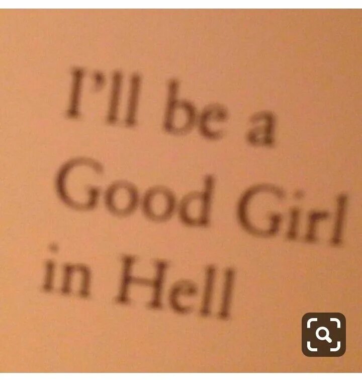 You are a good girl. You are a good girl