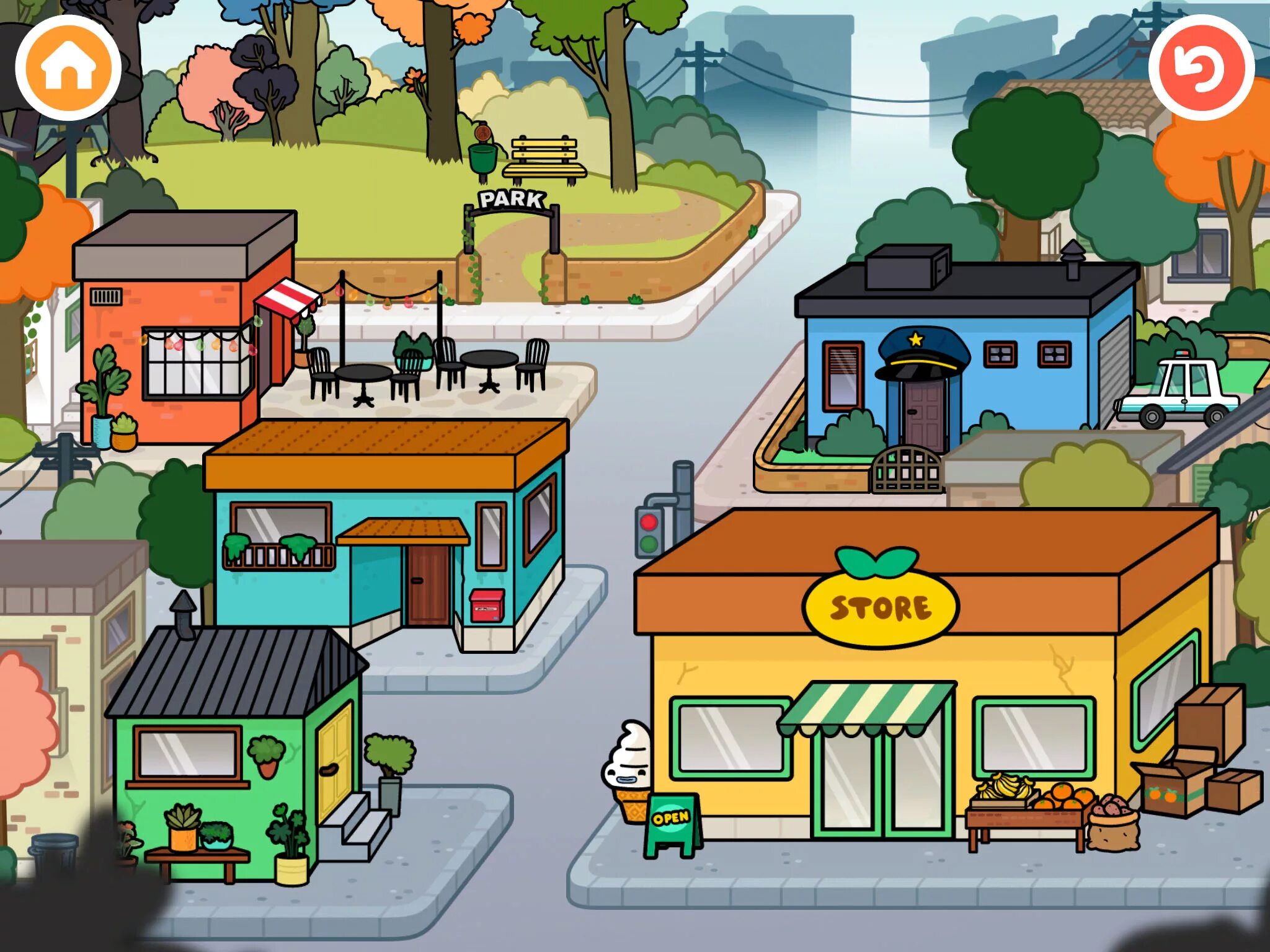 Toca town. Город игра для детей. Игра toca Town. Описание города. Places in Town для детей.