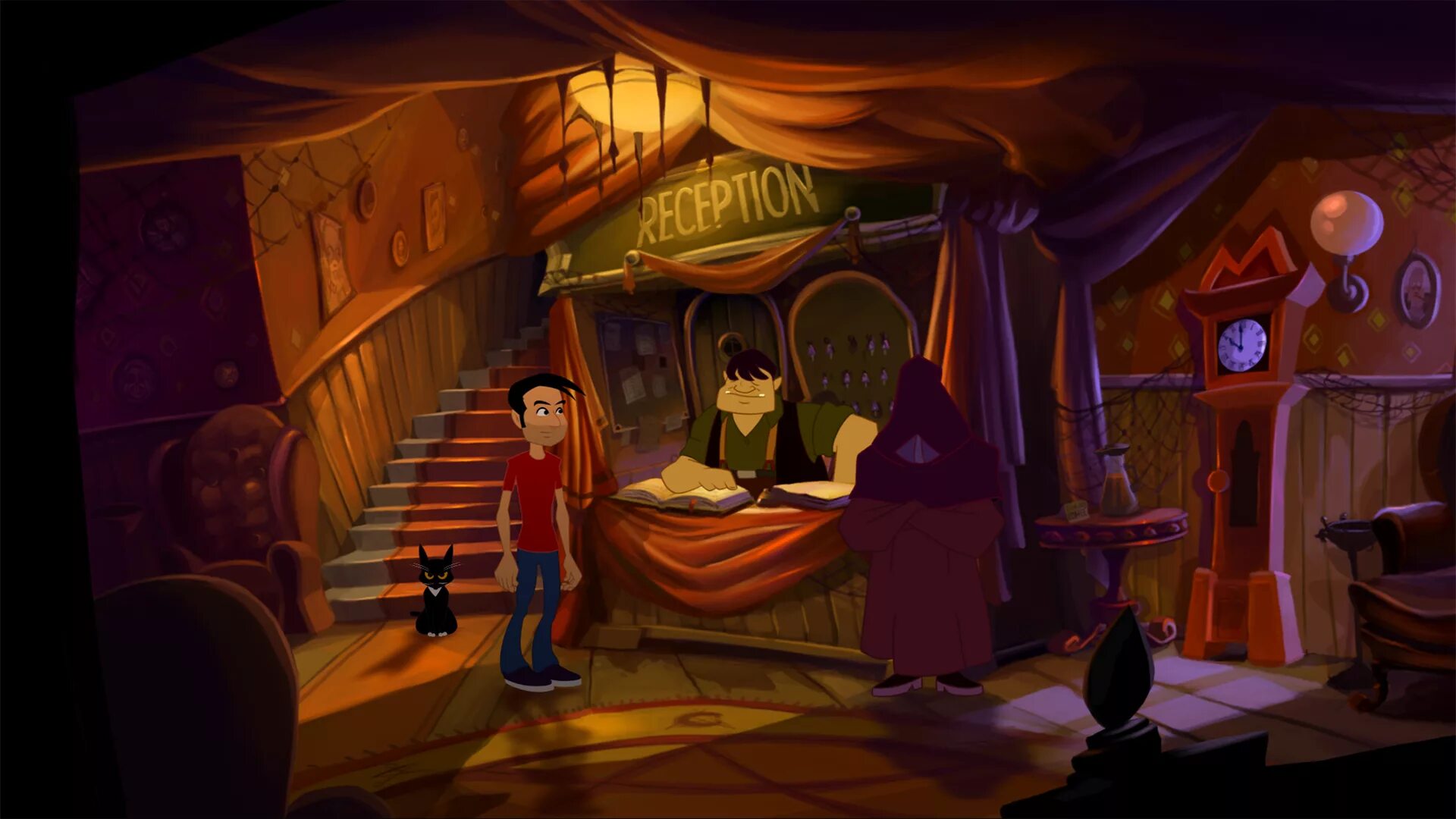 Quest point. Gibbous - a cthulhu adventure (2019). gibbous игра. point and click игры. gibbous квест.