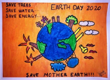 Poster About Save The Mother Earth / Save Earth Posters Images Stock.