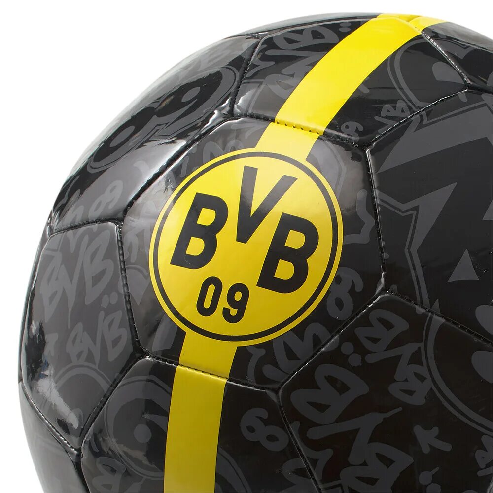 Fans ball. Футбольный мяч Puma BVB. BVB Fan Ball Puma Black-Cyber Yellow Size 5. Футбольный мяч Puma Borussia 09 Dortmund. Мяч футбольный Puma 083631 Yellow+Black+Silver.